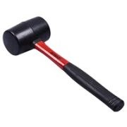 Amtech 16oz Fibreglass Shaft Rubber Mallet
